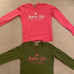 Juicy Couture ‘Apres Ski’ long sleeve shirts